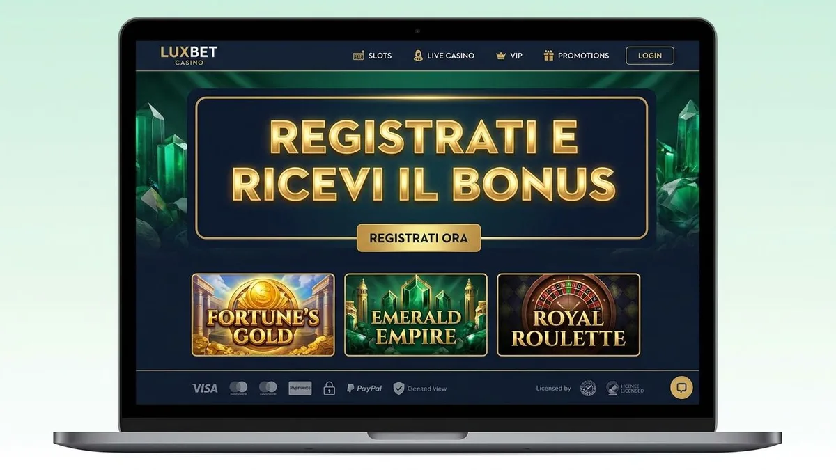 Registrazione con bonus